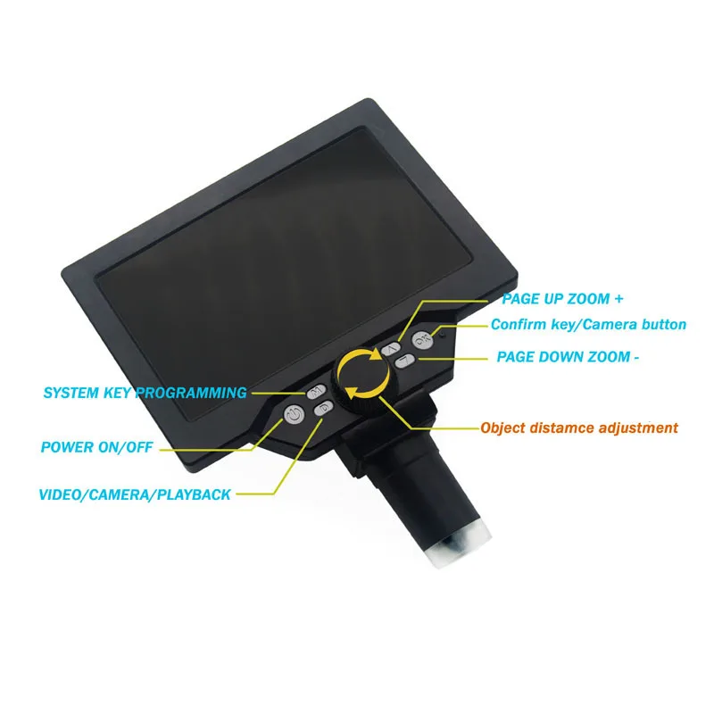G1200 1200X Электронный USB Микроскоп Цифровой паяльник видео микроскоп камера 7 дюймов