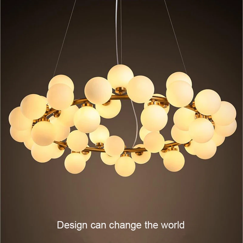 

Современные Люстры с 25 насадками, белый стеклянный шар, абажур, роскошное и теплое освещение для гостиной, спальни, кабинета, бара, комнатное...