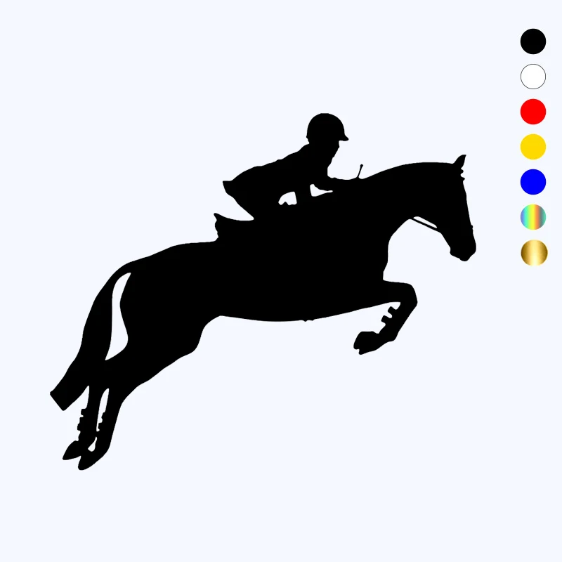 

CK20490# наклейки на авто Наклейка Лошадь и всадник водонепроницаемые наклейки на машину наклейка для авто автонаклейка стикер этикеты винила ...