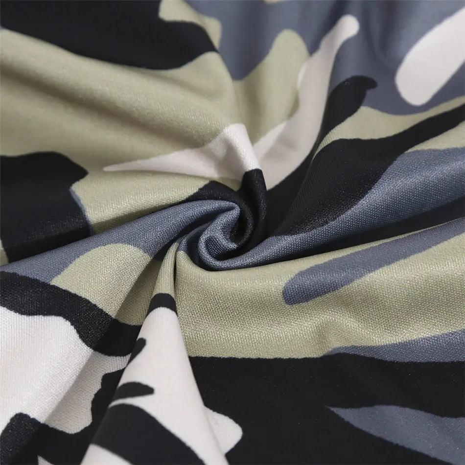 

Womens tracksuit camouflage long sleeve print coat fashion casual suit