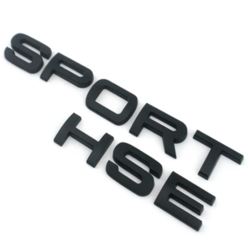

Car Rear Trunk Logo Nameplate Sticker For Land Rover Rover Range Evoque SPORT HSE Tailgate Decor Leeter Badge Decals Accessories