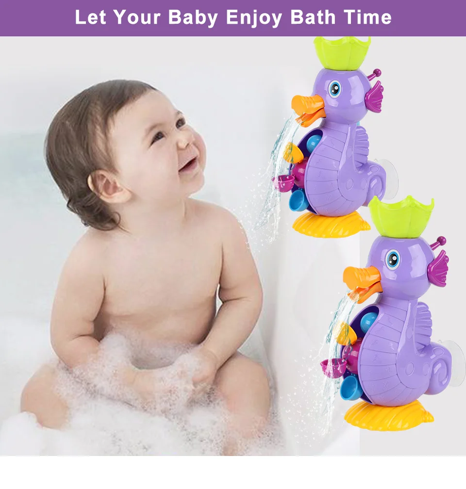 Детские Игрушки для ванны, утка, водяное колесо, игрушки для детей, водяные игрушки для детей, детская игрушка для душа, детский кран для купания, инструмент для распыления воды