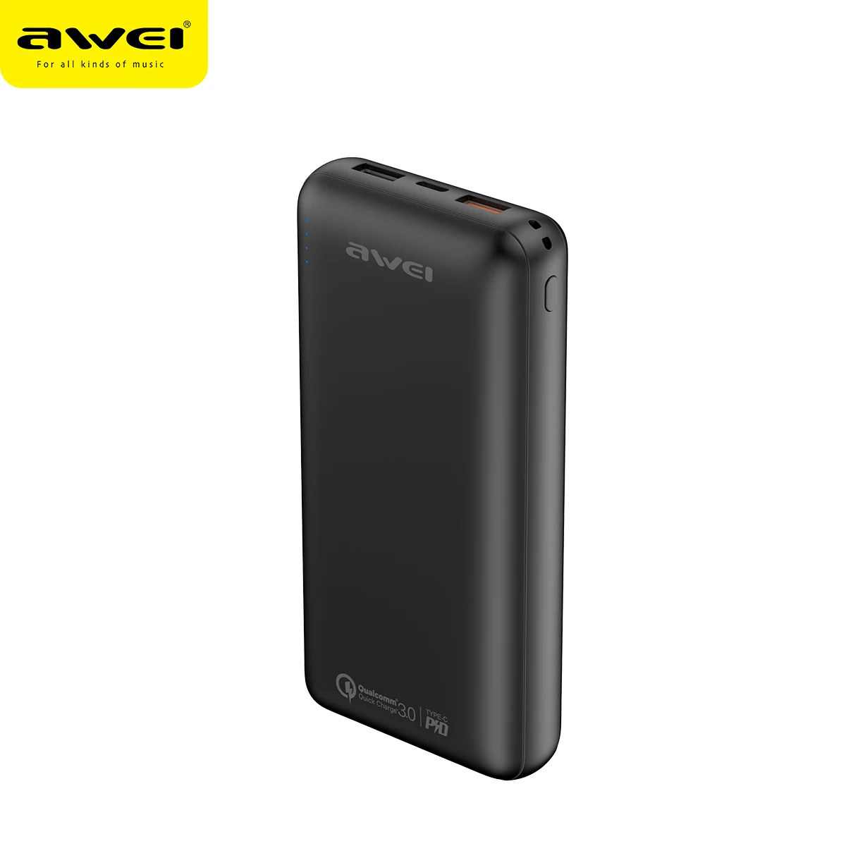 Внешний аккумулятор AWEI P96K 20000 мАч QC 3 0 PD | Мобильные телефоны и аксессуары