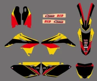 for suzuki rmz250 rm z rmz 250 2010 2014 2013 2012 2011 motorcycle pit dirt bike team graphic background decal stickers kit