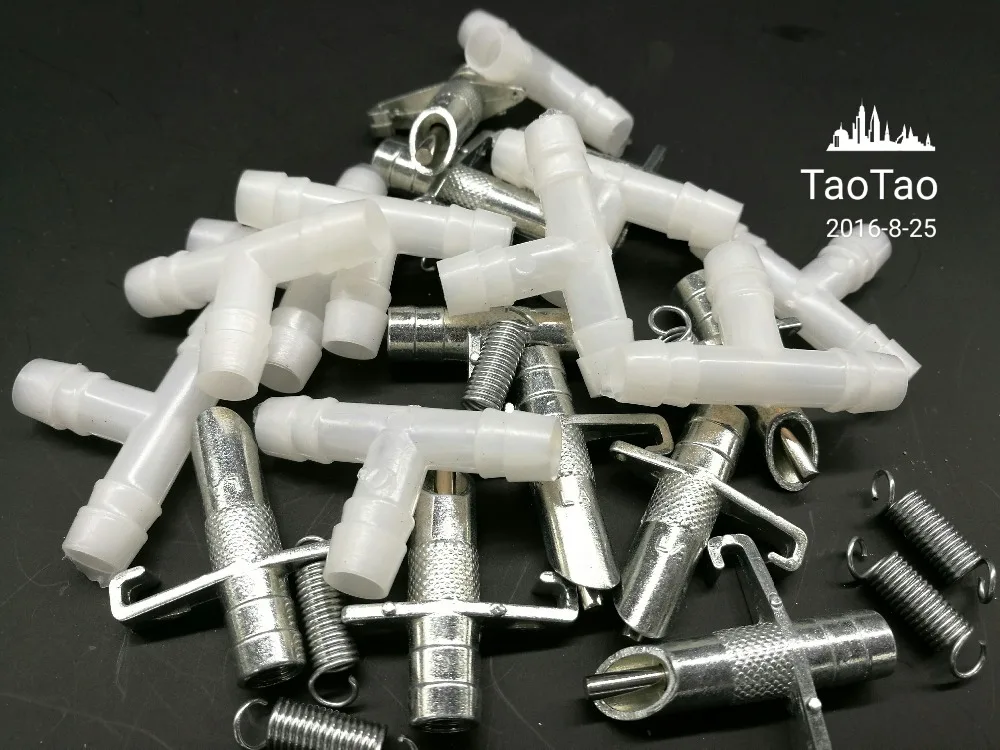 30/50/100 шт. кролик питьевой фонтаны для того чтобы поить Мышь ниппель воды против