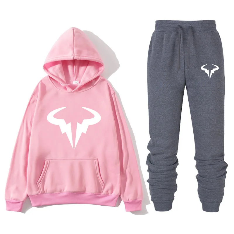 

MenFree shipping new 2020 brand sportswear fashion hoodie men's sportswear two-piece fleece hoodie + pants sportswear men