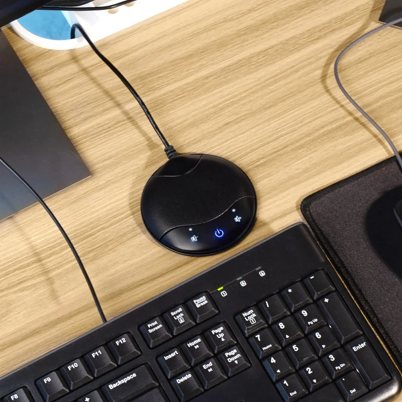 USB емкостный микрофон для конференц-связи с сенсорной кнопкой отключения