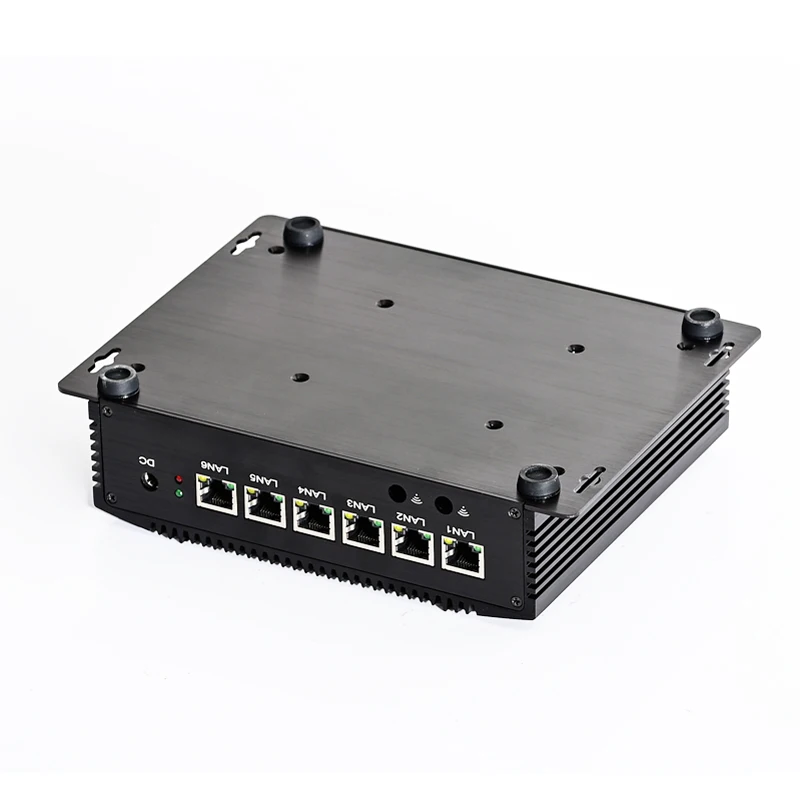 

Industrial Mini Computer Intel Core i5 8265U Fanless Mini PC 6*LAN Gigabit Ethernet 4*USB3.0 HDMI RS232 Firewall Router PFsense