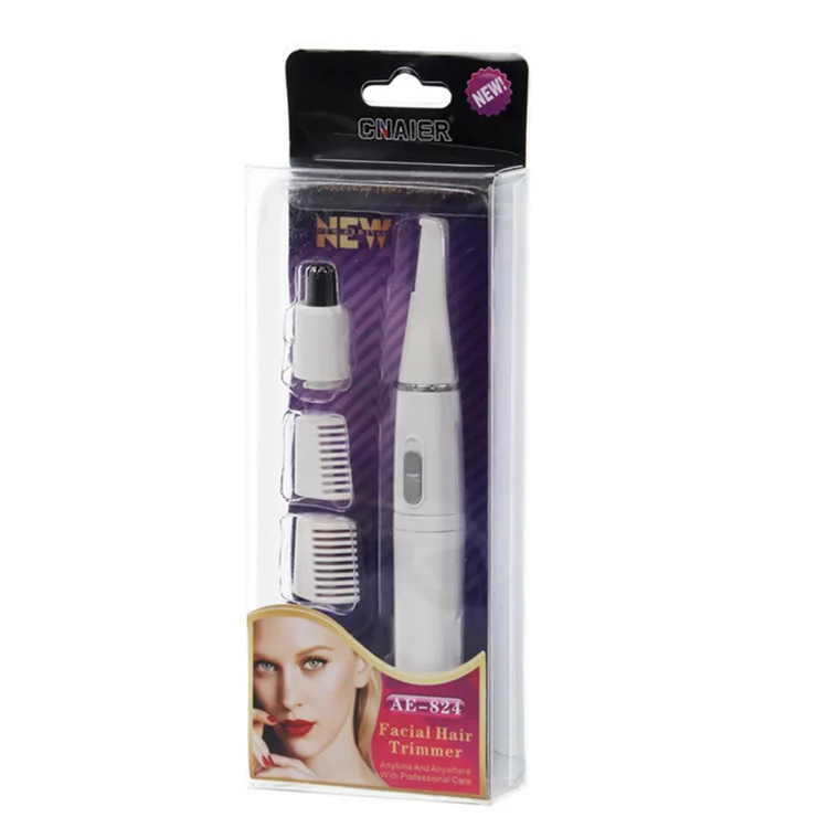 

2-In-1 Electric Nose Hair Trimmer For Men Professional Painless Eyebrow Cleaning Hair Remover Razor Makeup Tool