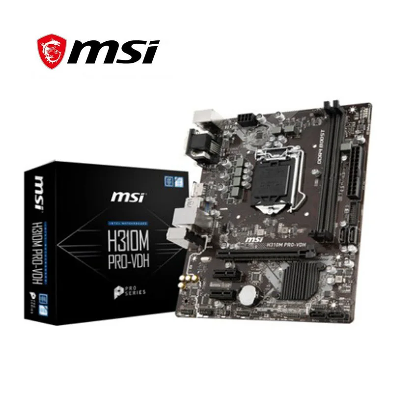Новинка для MSI H310M PRO VDH материнская плата розетка LGA 1151 DDR4 Intel оригинальная