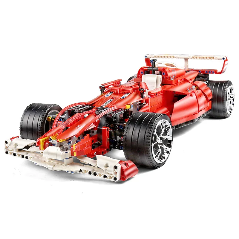 

LIN0011 Red Cars Model 1275 PCS Building Blocks Bricks Assembled Sets Series Creator Toys Birthday Gifts Kids Friends
