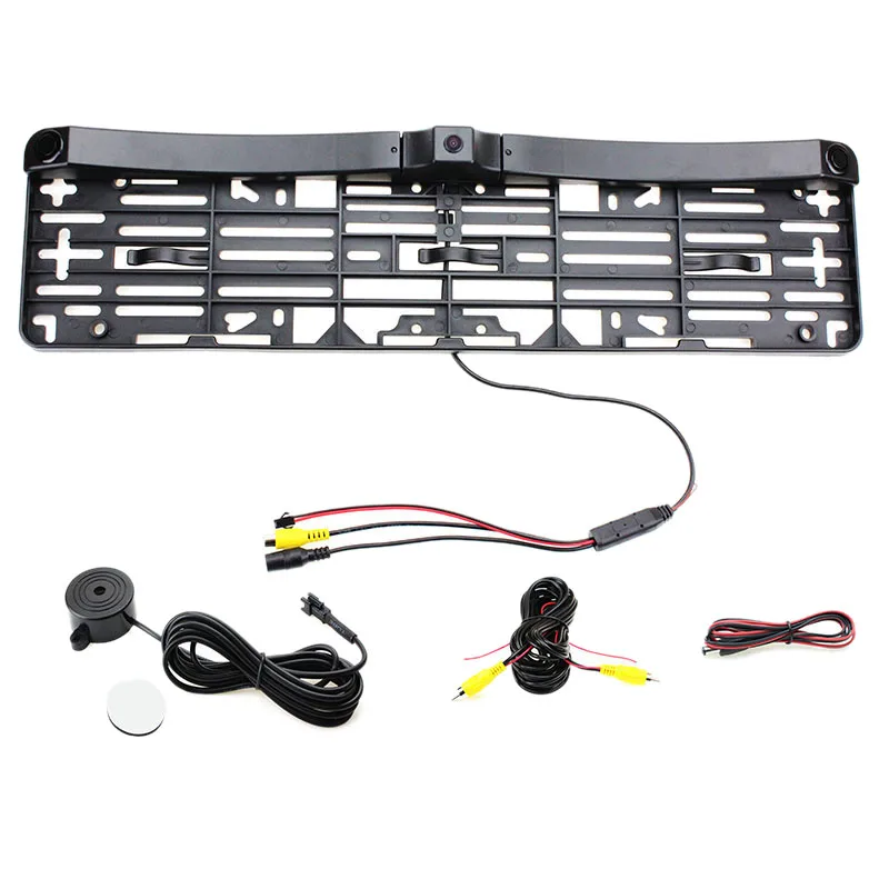 Европейская Автомобильная рамка для номерного знака CCD передняя камеры с одной