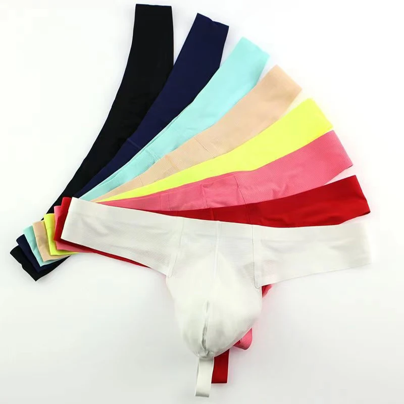 

3 шт., мужские тонкие стринги с низкой посадкой