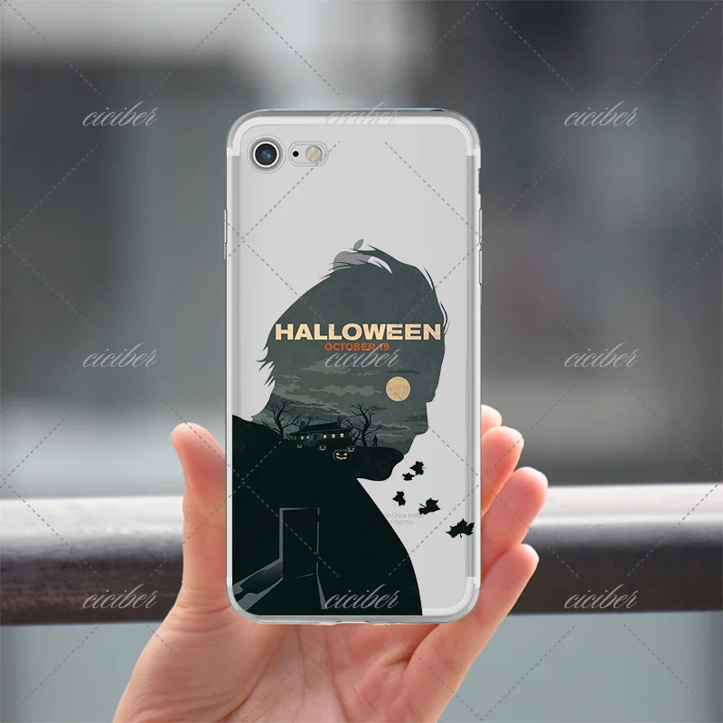 Ciciber Майкл Майерс фильмы на Хэллоуин мягкие силиконовые чехлы для телефонов iPhone 11
