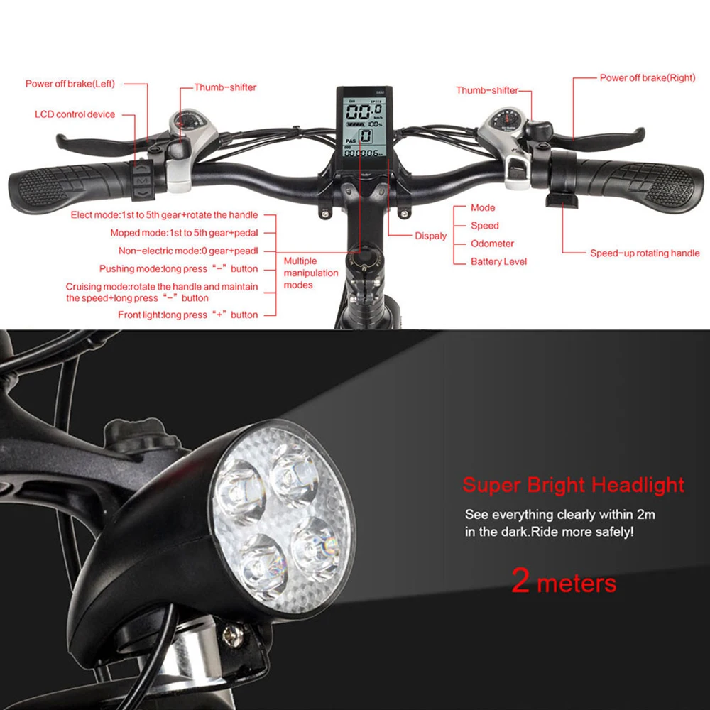 

26 Inch Electric Bike Power Assist Electric Bicycle E-Bike 350W Motor Moped Bike Bicycle Cycling Sport E-Bike