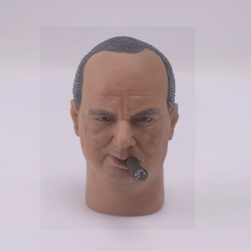 1/6 весы Churchill мужской головы Скульптура резьба военная модель C 0004 Для мужчин 12