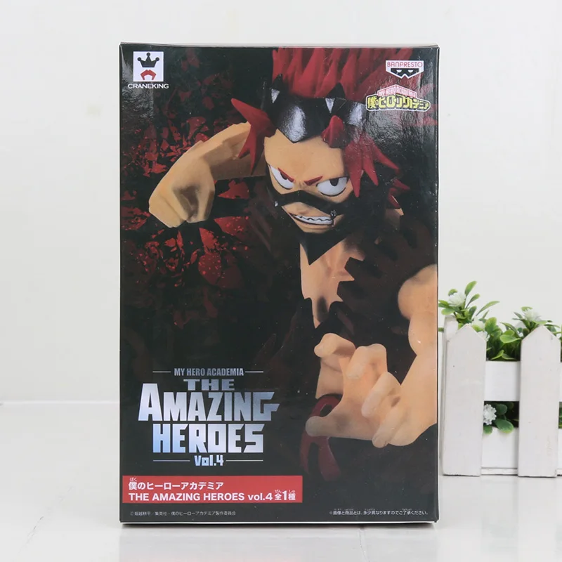 4113 Eijiro box 16 см аниме My Hero Academy фигурка шото Тодороки фигурка ПВХ коллекционные модельные украшения куклы игрушки для детей - Цвет: 4113 Eijiro box
