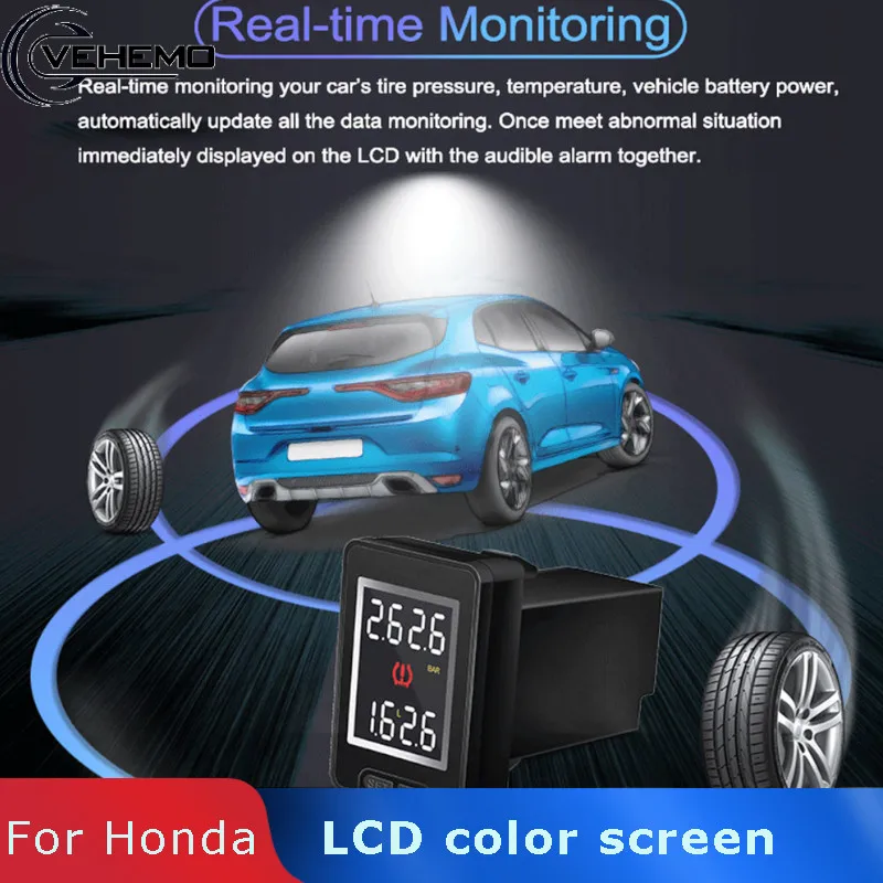 Система контроля давления в шинах Vehemo 4 шт. датчик | Автомобили и мотоциклы
