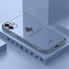 Модный квадратный кленовый чехол для телефона Oppo Find X2 X3 Lite Neo RENO 2 3 5 Lite 6 Pro, силиконовый мягкий чехол с покрытием