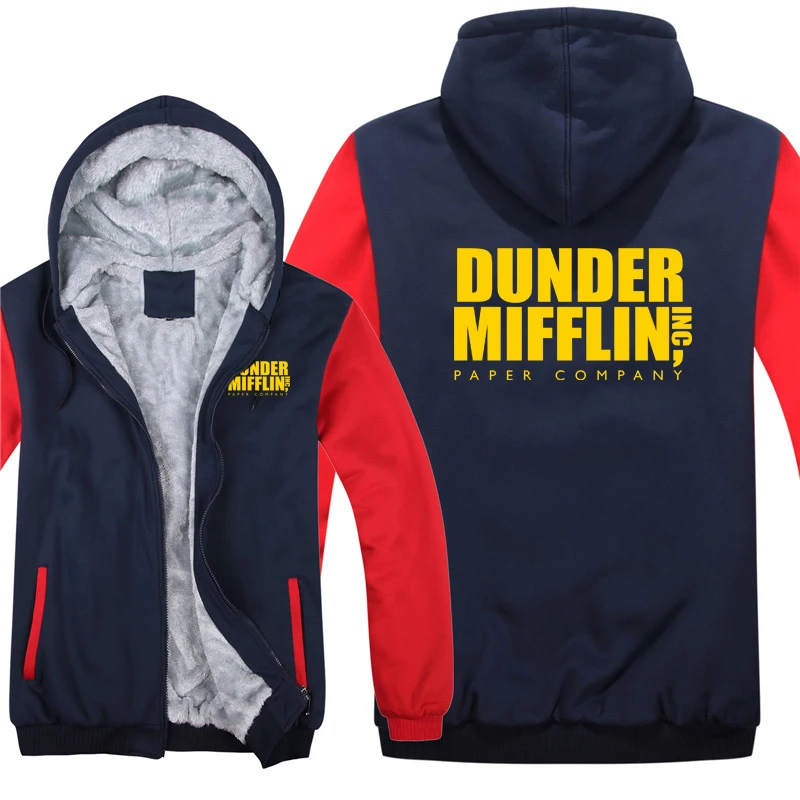 DUNDER MIFFLIN PAPER INC офис ТВ show толстовки мужские модные пальто пуловеры куртки с