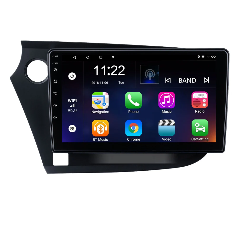 

For Honda Insight 2 2009 - 2014 Car Radio Multimedia Player 2 din 9"Android Auto Radio navigation stereo WIFI navi GPS Video DVD