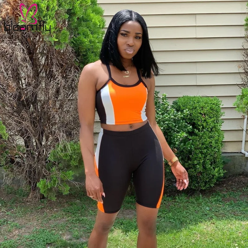 Комплект из двух предметов Праздничная летняя одежда для женщин спортивный