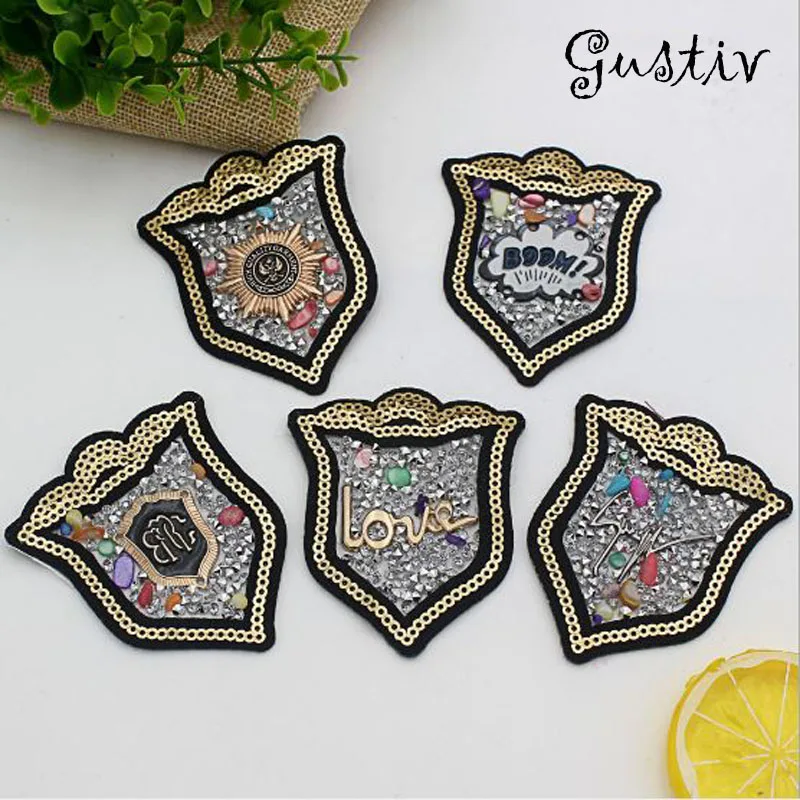 Модный значок с вышивкой на компьютере карман для одежды украшение