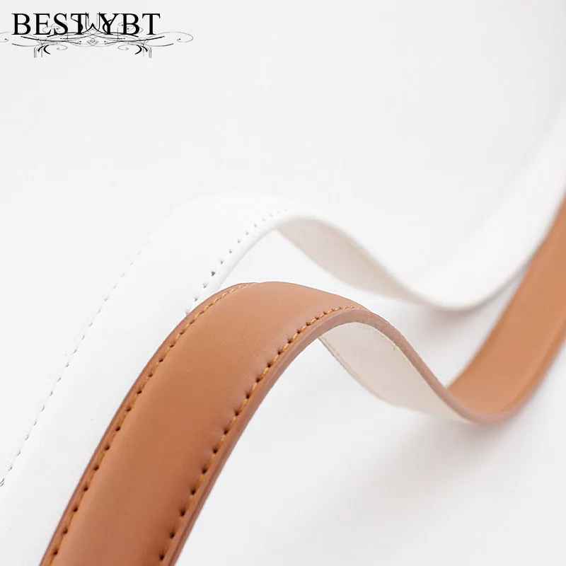 

Best YBT Women Imitation Leather Belt Alloy Pin Square Buckle Belt Simple Versatile Decoration Retro Fashion Trouser Women Belt