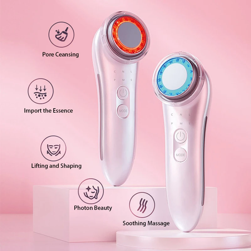 Goedkoop 2021 Ultra Sonic Schoonheid Apparaat Gezicht Spot Verwijdering Rimpel Aanscherping Facial Massager Sonic Trillingen Microcurrent Skin Care Tool