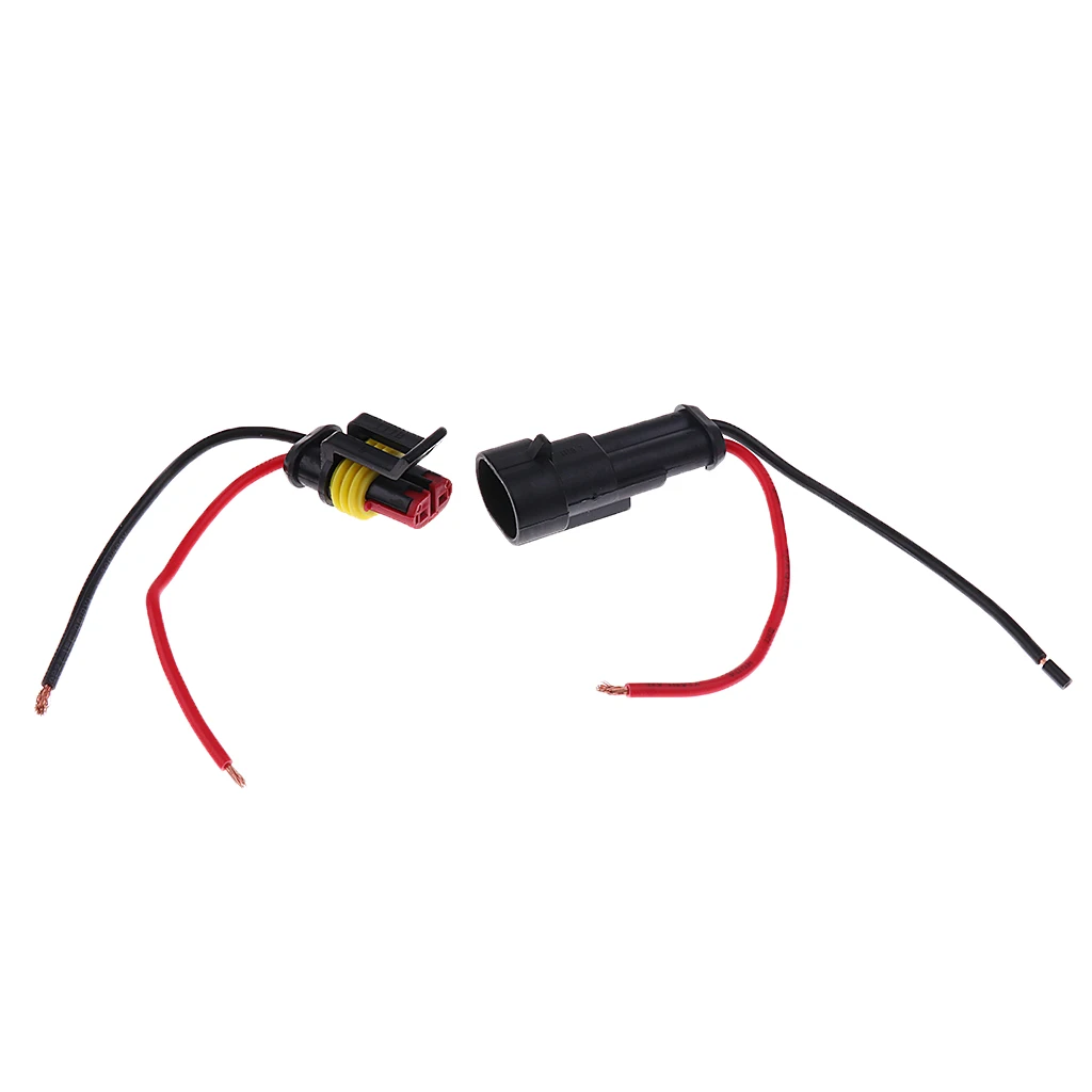 Легкая Установка 10 Наборы 2 Pin автомобильный разъем провода Мужской Женский