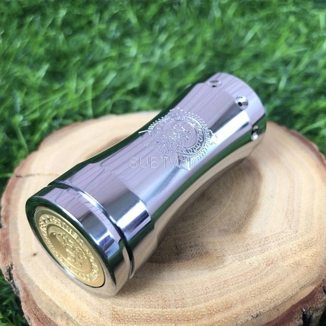 silver CompLyfe takever маленький механизм, модель 25 мм латунь 3D Выгравированный fit 18350 Аккумуляторный механический мод fit vape танк rda rdta испаритель - Цвет: silver
