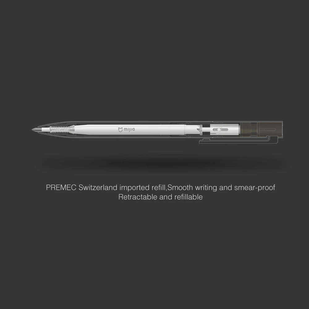 3 шт. металлические ручки для Xiaomi Mijia 0 5 мм гладкие швейцарские PREMEC японские черные