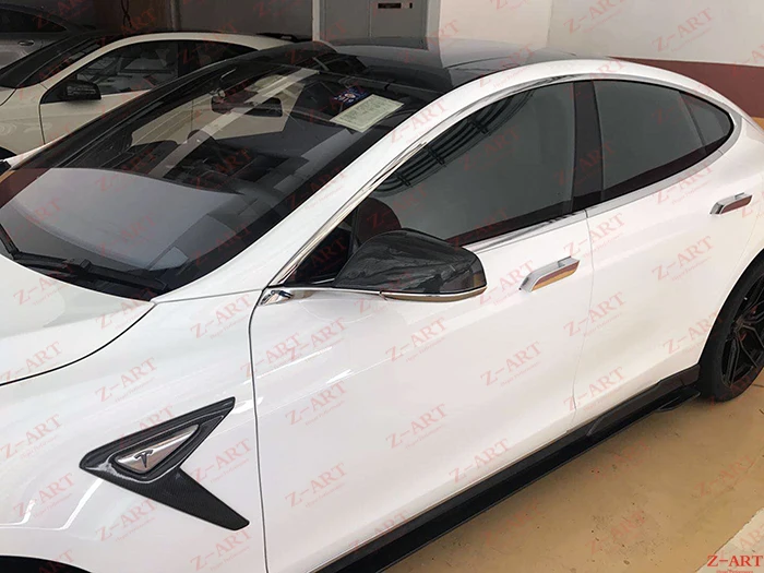 Z ART для TESLA модель S Крышка зеркала из углеродного волокна Tesla зеркало заднего вида