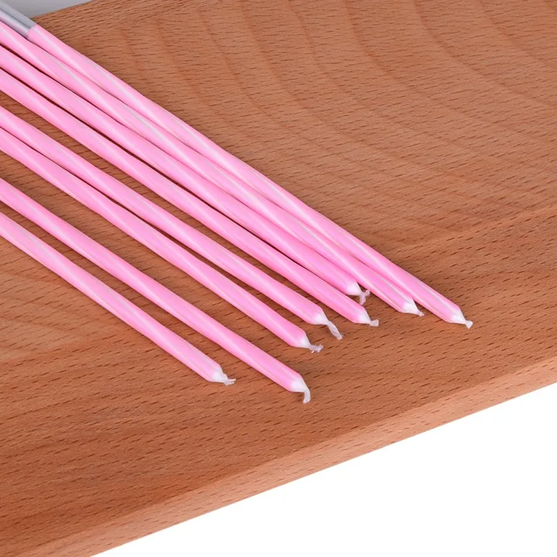 Свеча ко дню рождения импортные товары молочный цвет цветной Радужный градиент