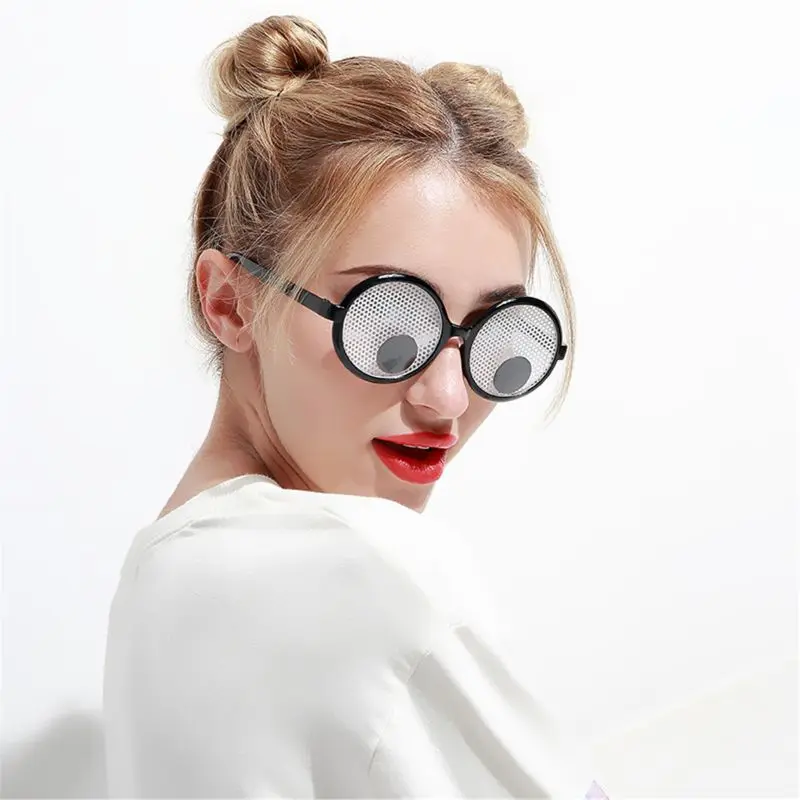 

Googly Googly Eyes Glasses Plastic Round Party Favors, Novelty Shades, Party Toys, Funny Costume Glasses Accessories for Kids