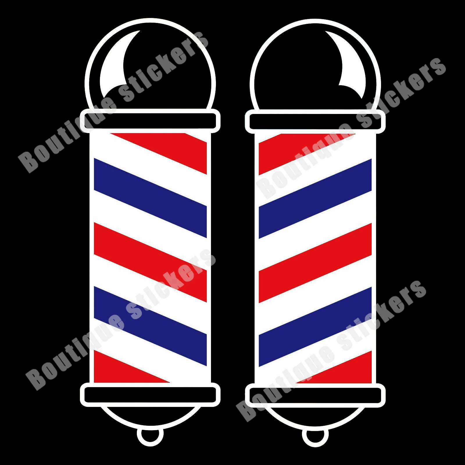 Наклейка для парикмахерской с защитой от царапин водостойкая на заказ Лидер