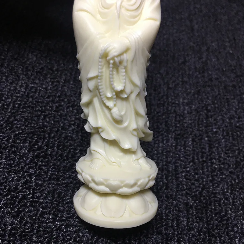 Белый китайский статуя Гуаньинь ручной работы скульптура в стиле современного