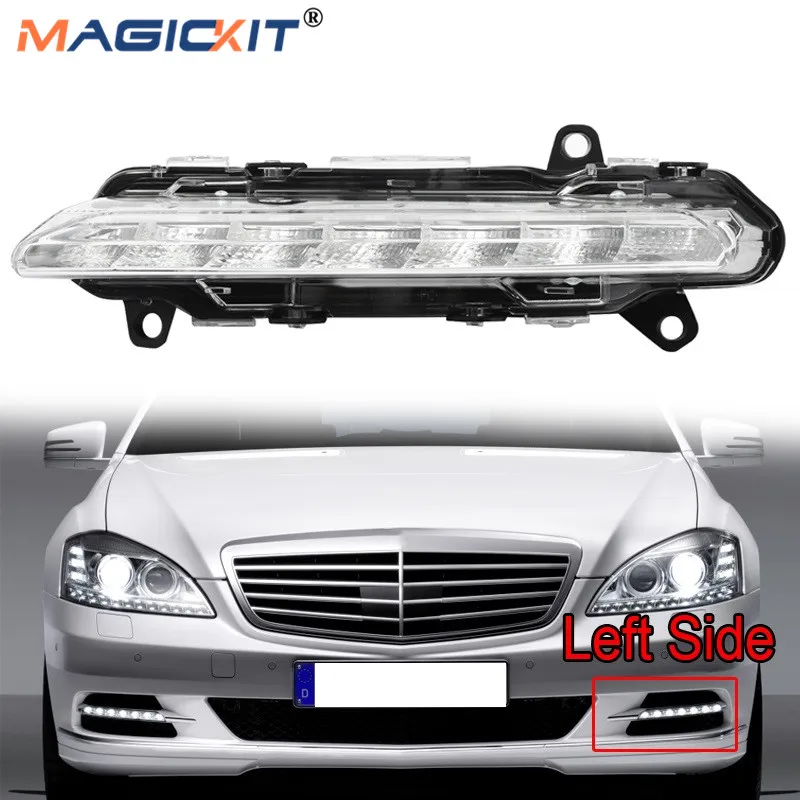 Magikitit для Mercedes W221 левый пассажирский противотуманный светильник светодиодный GLK S