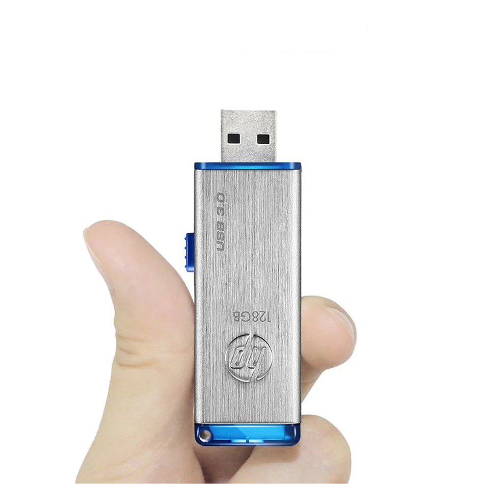 Оригинальный USB флеш накопитель HP X730W 256 ГБ 128 64 32 3 0 металлический