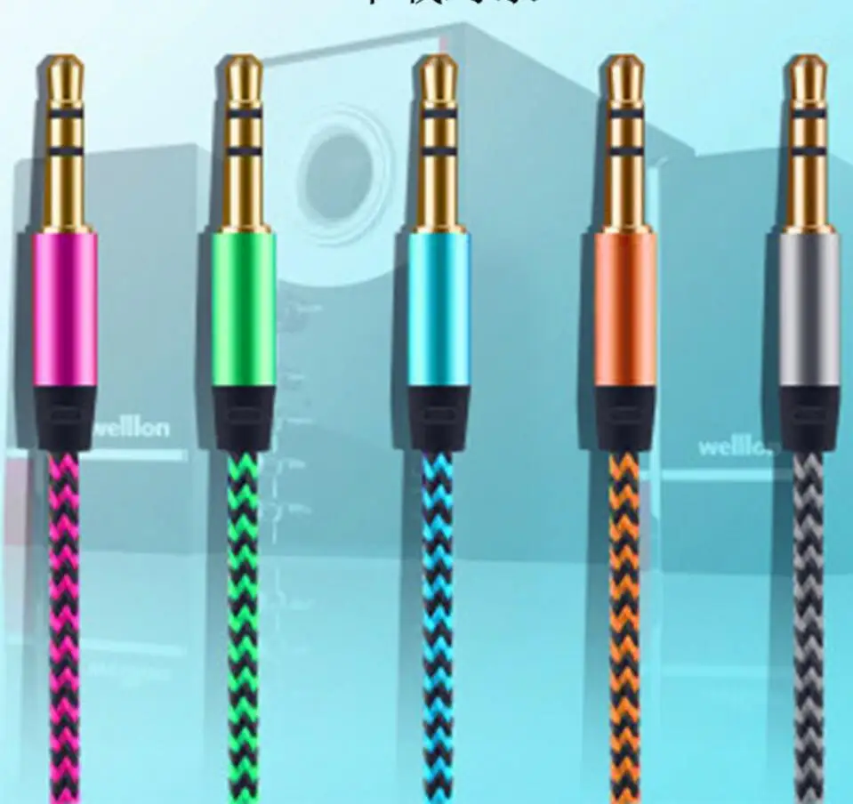 Car interior accessories 3.5mm Jack Speaker Cable for mazda 3 seat ibiza honda civic 2006-2011 leon toyota corolla 2008 |