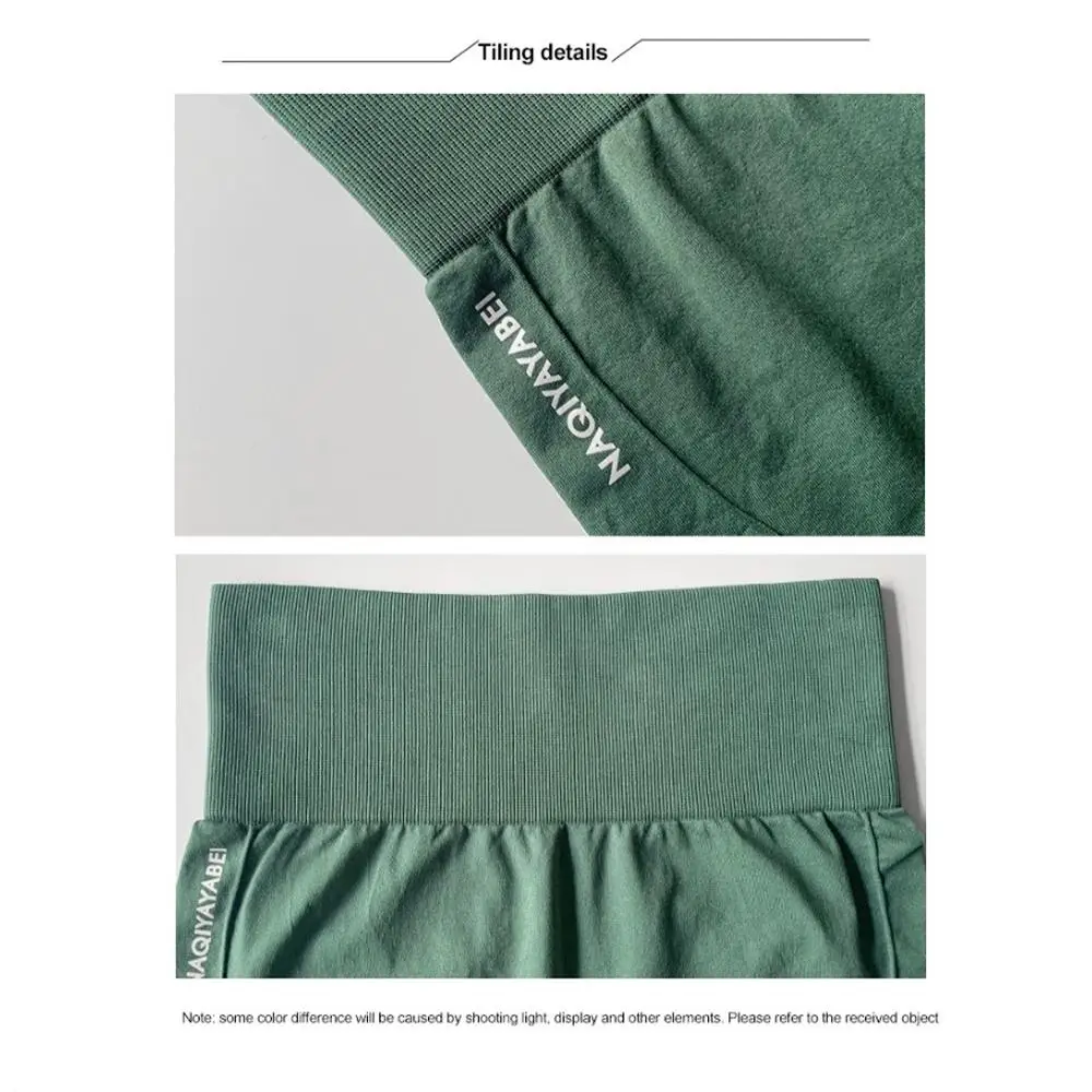 Шорты женские бесшовные с высокой талией для фитнеса и йоги спортивные Леггинсы