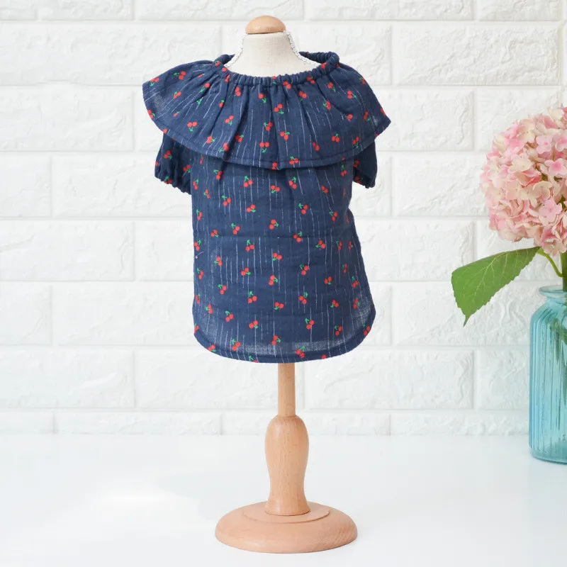 Жилеты для собак хлопковая летняя пляжная одежда женская домашних животных