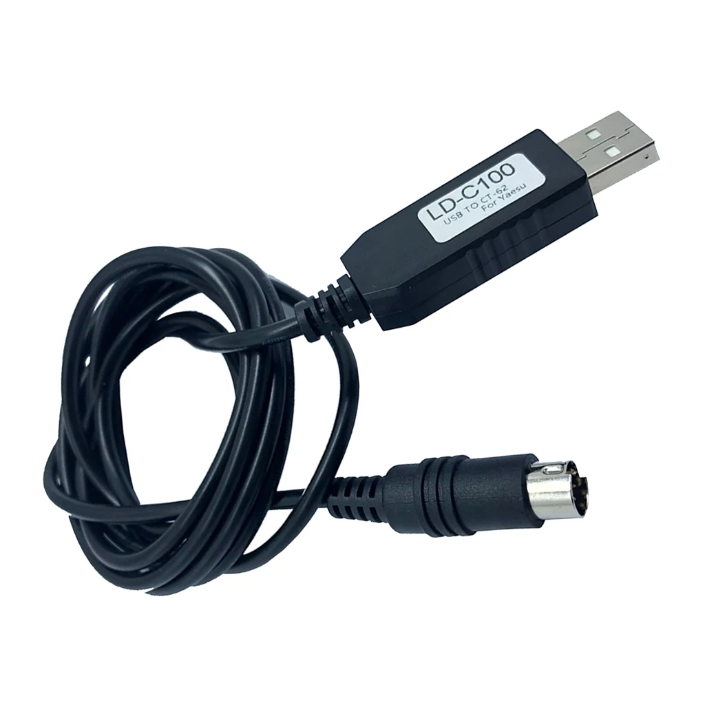 LD C105 1 5 м USB к кота Din6 запрограммирован кабель для Kenwood TS 440 450 680|Аксессуары MP3