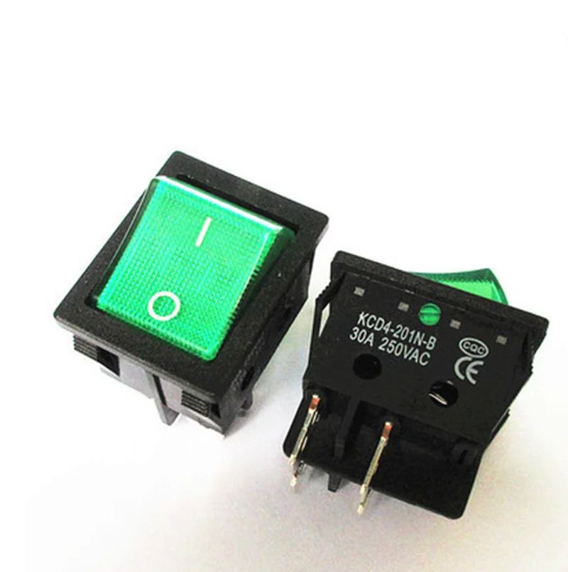 

Переключатель питания ZHRIVOER красный пластиковый 4-контактный 30А 250В