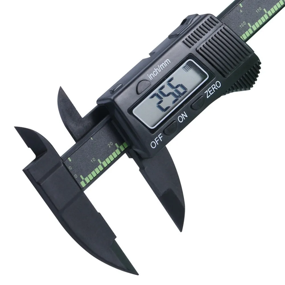 

0-150mm Led Digital Vernier Calipers 150mm LCD Electronic Carbon Fiber Meter Measuring Ruler Not Included Battery