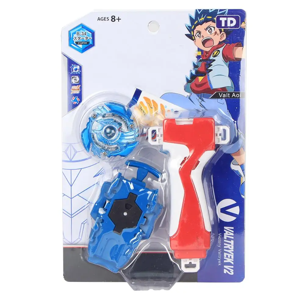 Игрушки Gyro Beyblades Burst с пусковым устройством для детей руль и рукоятка цветной