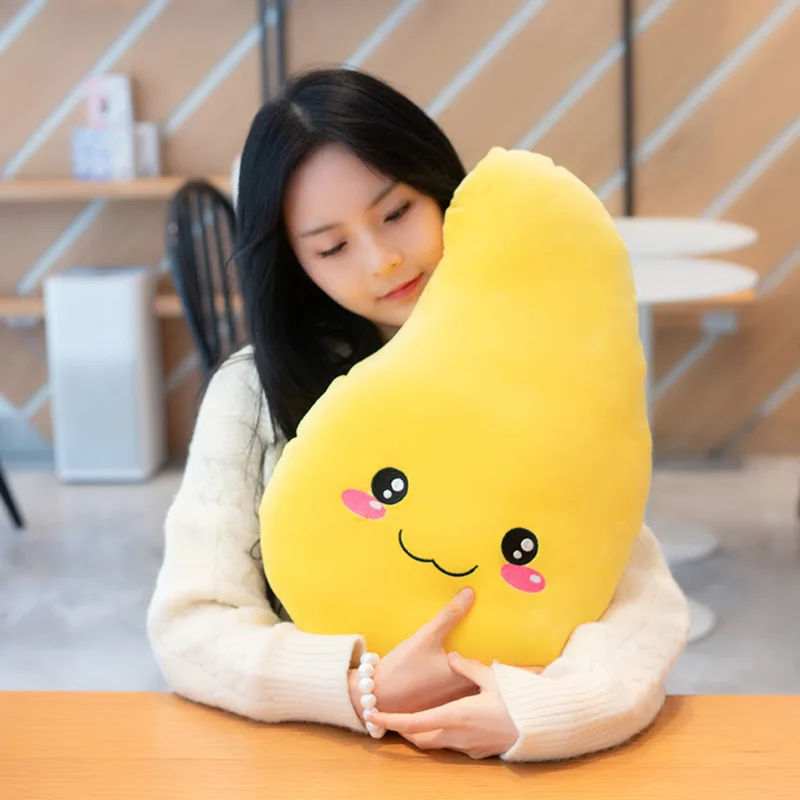 Kawaii плюшевые игрушечные фрукты желтая еда манго фаршированные растения подушки
