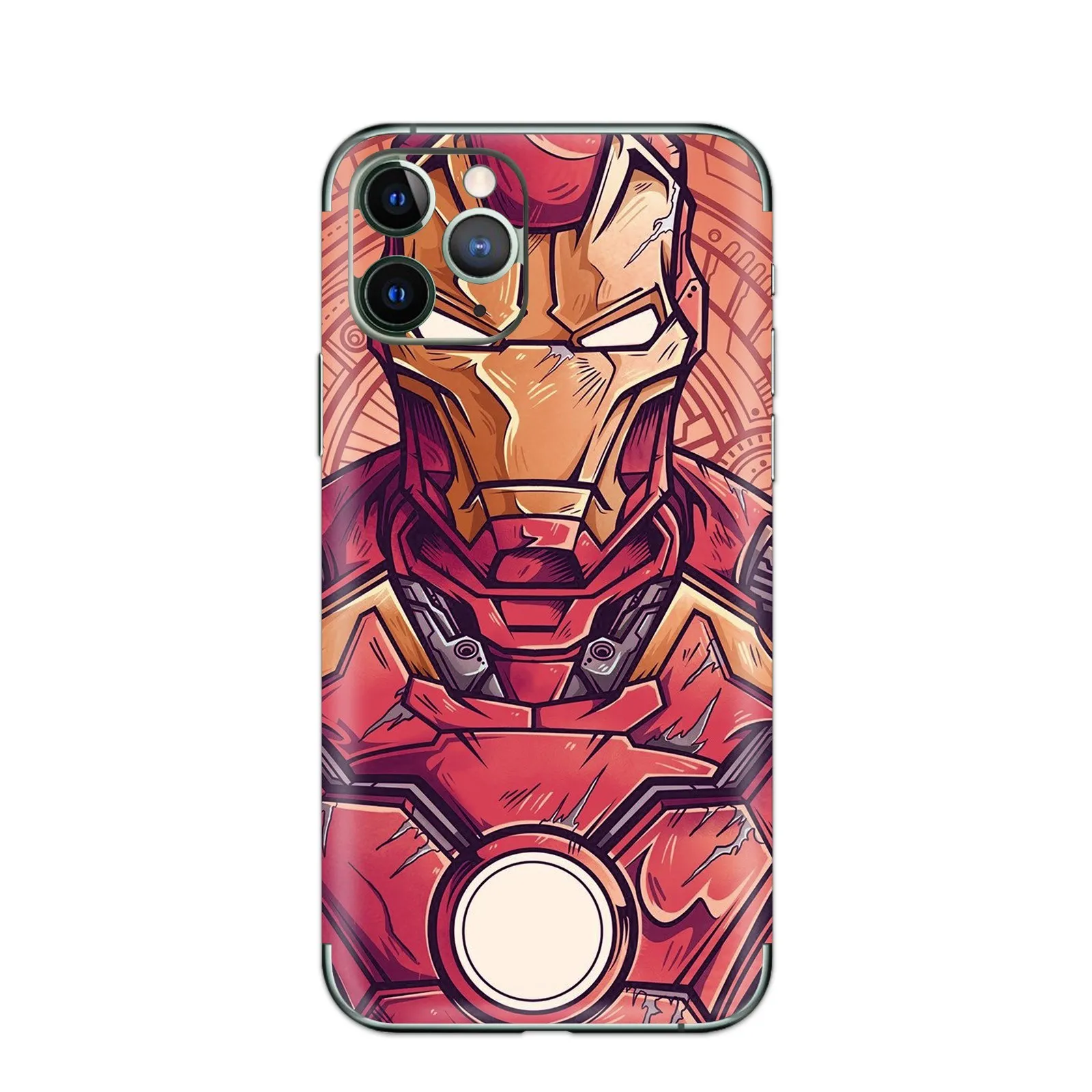 2 3D рельефная задняя пленка для iPhone XS XSMAX X XR 7 8 Plus 6 6S Plus Защитная пленка для телефона с рисунком капитана - Цвет: 2