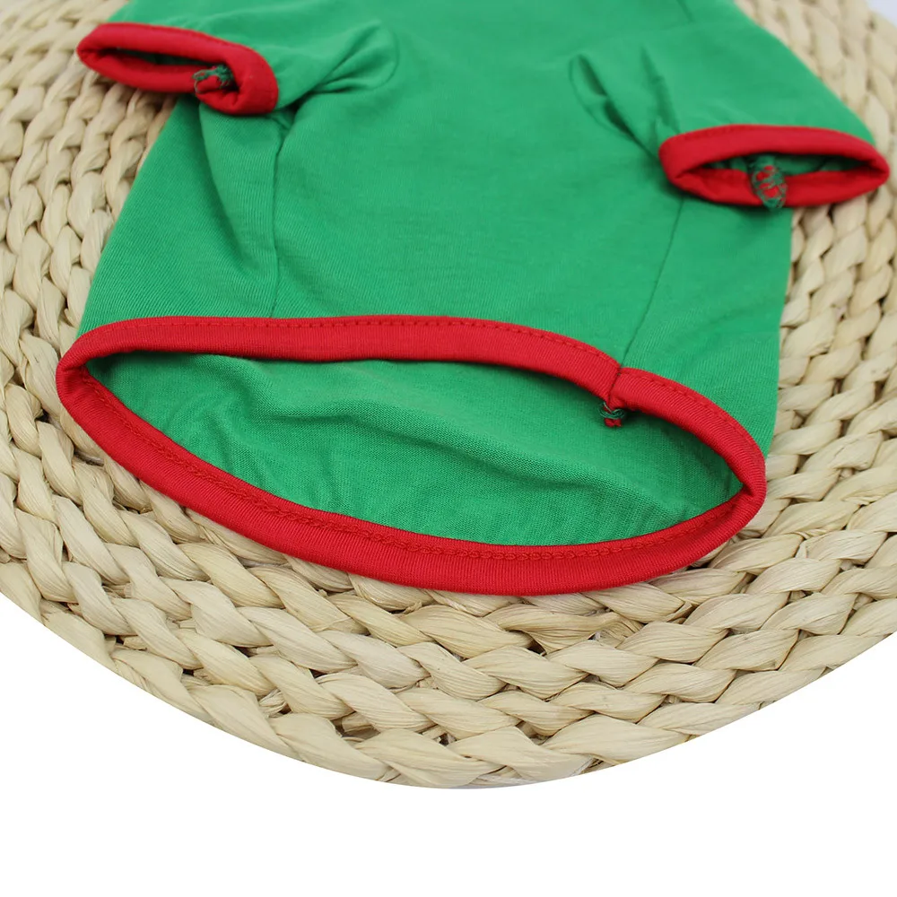 Pet Dog Clothes Christmas Costume Cute Cartoon Clothes For Small Dog Cloth Christmas Clothing Polyester T shirt Puppy Costume