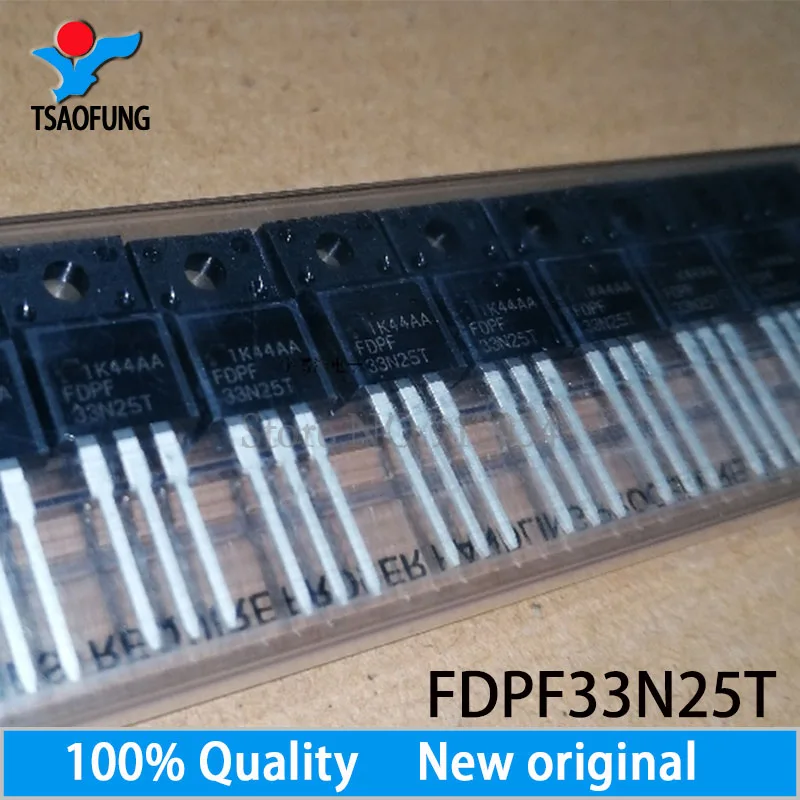 10pieces FDPF33N25T 33N25T FDPF33N25 33A 250V TO220 MOSFET New